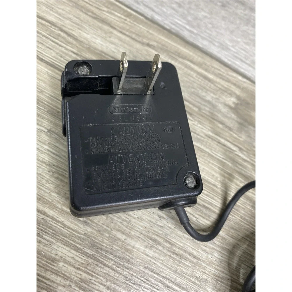 Nintendo Game Boy Advance GBA SP Official OEM AC Adapter Charger Original‎ Black